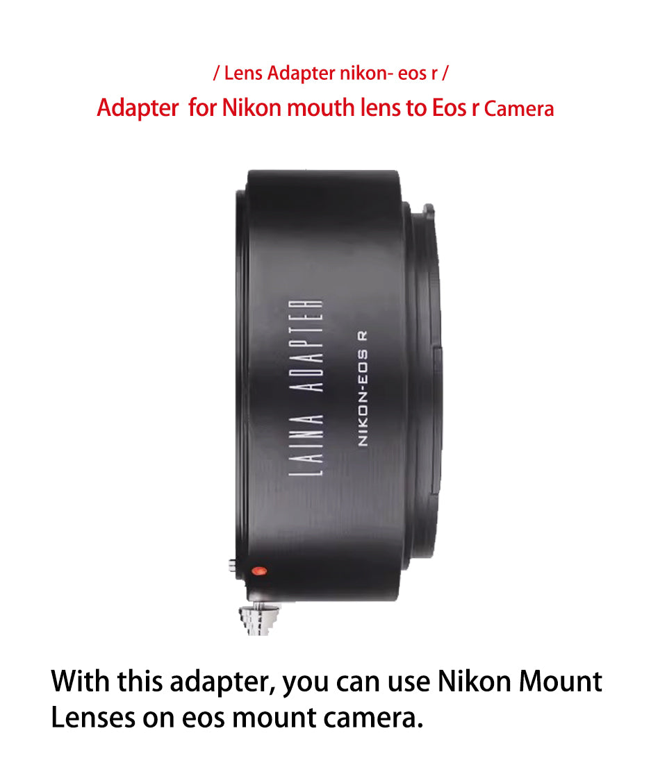 Nikon AI AIS D lens to Canon eosr RP RF R8 R50 micro single adapter ring