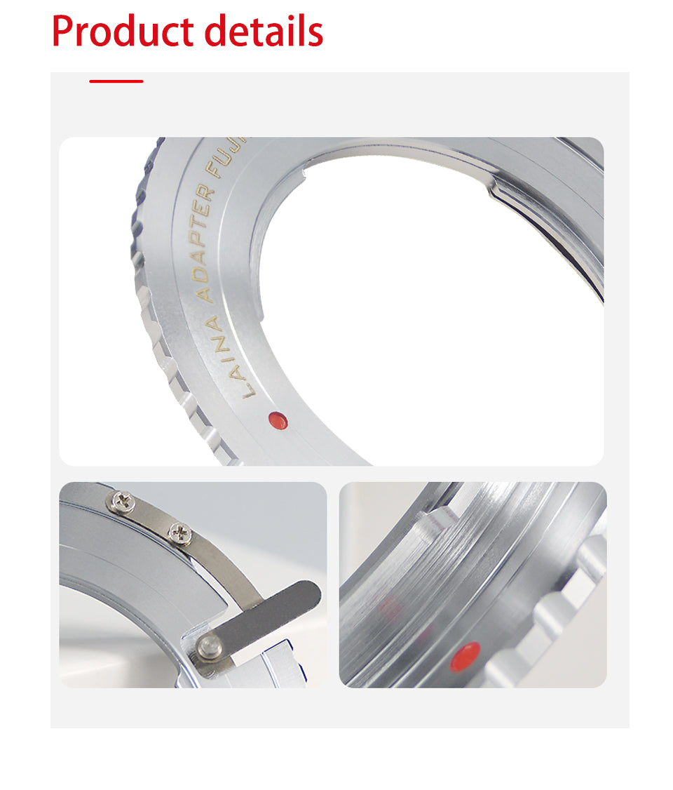 Laina Copper Lens Adapter for Fujifilm FX XF to Nikon Z ZF Mount Mirrorless Camera