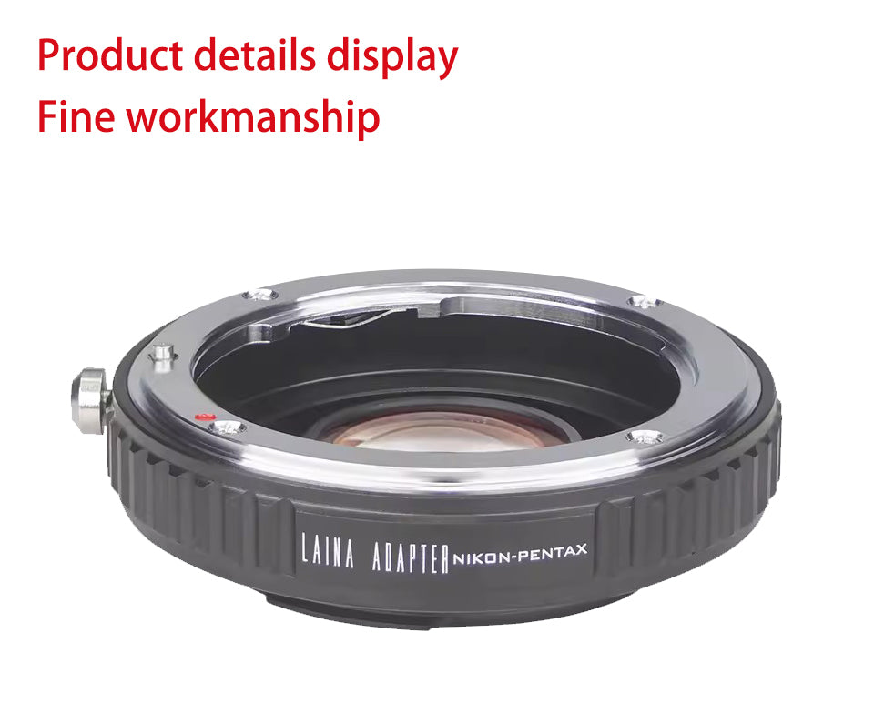 Laina adapter ring is suitable for Nikon NIKON AI F-mount lens to Pentax PK DSLR adapter