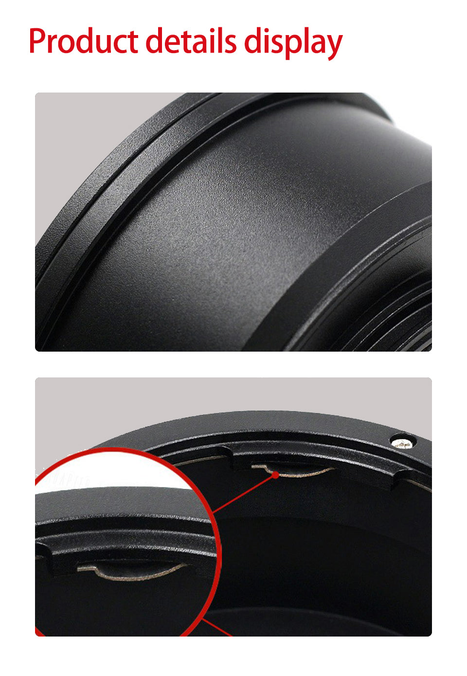 Laina EOS-FX Mount Adapter Compatible With Canon EF EFS Lens Fit Fujifilm X XE1 XF Camera