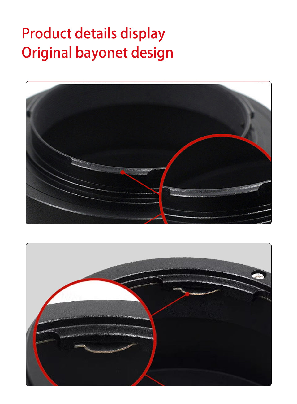 Nikon AI AIS D lens to Canon eosr RP RF R8 R50 micro single adapter ring