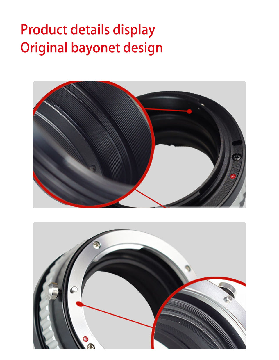 LAINA DA-EOS RF Adapter Fit Pentax DA Lens & Canon EOS R R5 RP R6 Full-Frame Camera