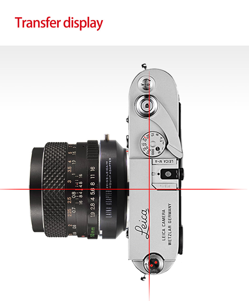 Laina is suitable for CY-LM adapter ring, suitable for Zeiss ZEISS lens to LEICA M