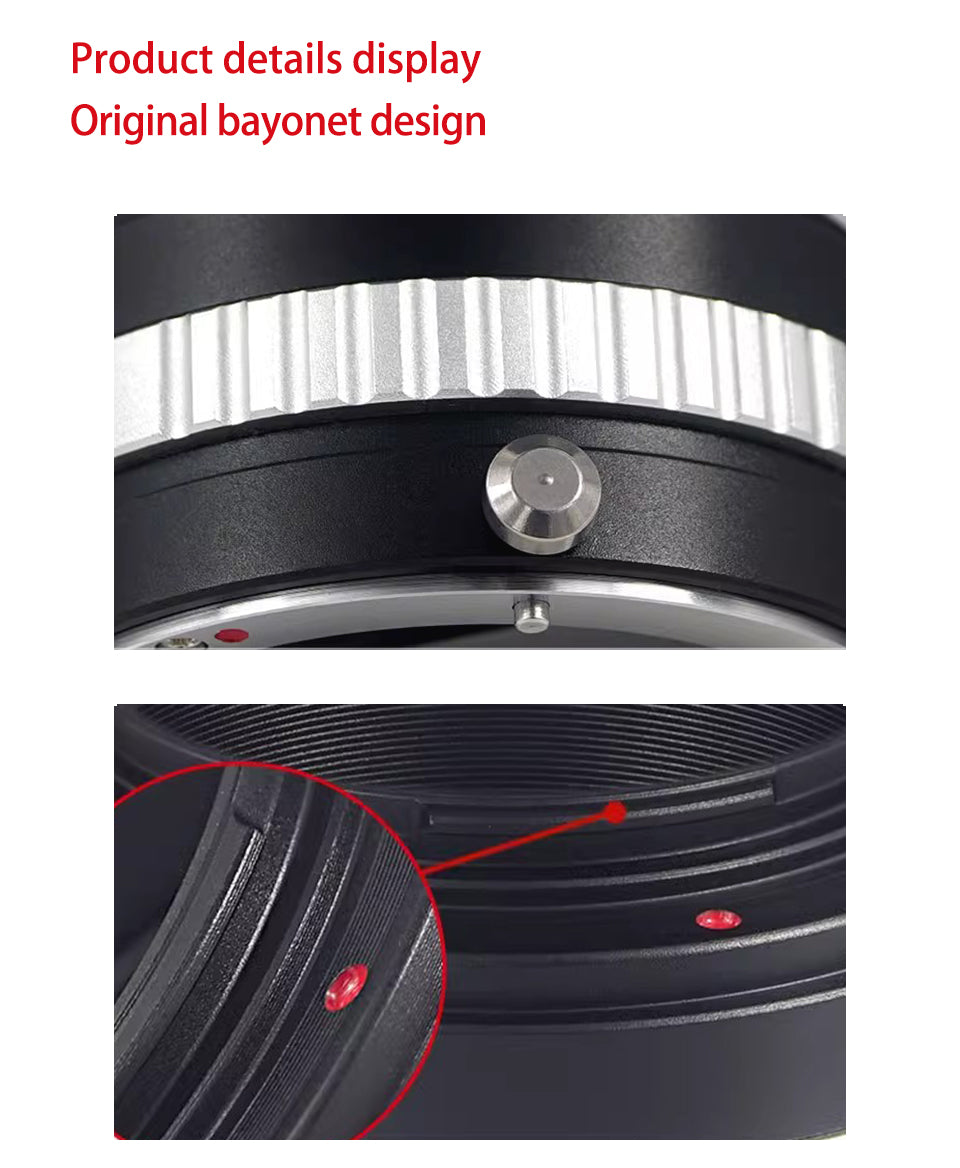 LAINA F - EF M Adapter Compatible with Nikon F G Lens & Canon M50 EOSM Camera