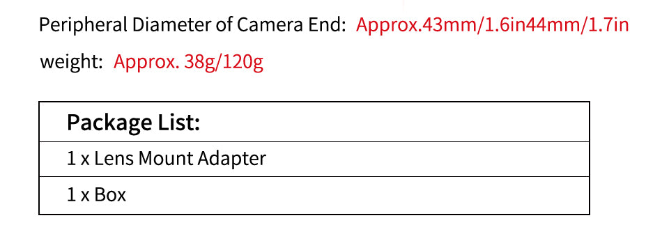 LAINA adapter Nikon AI G mount lens to Leica M camera