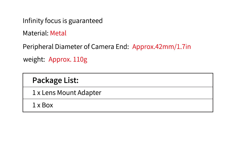 Leina adapter ring Suitable for Schneiderdingna Frunda DKL lens Convert to Nikon DSLR camera