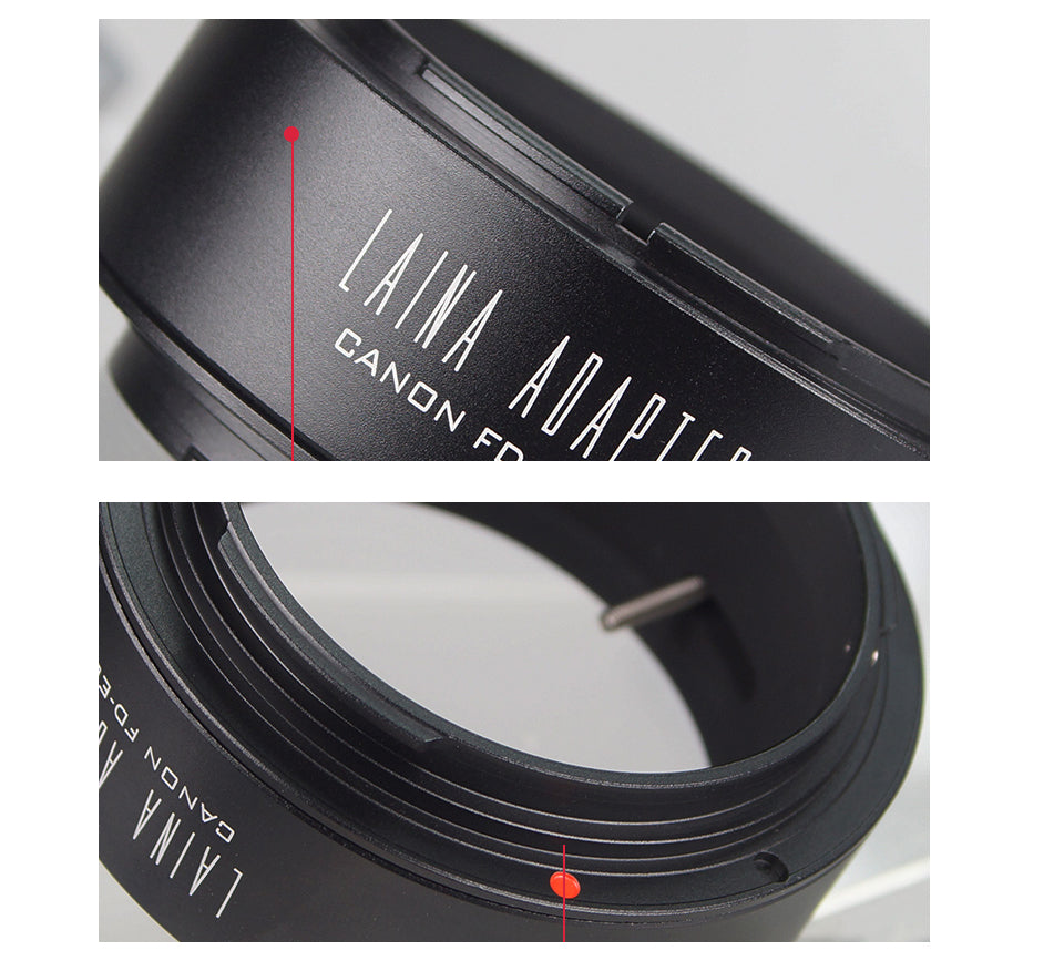 Laina is suitable for Canon R full frame adapter ring FD FL lens to EOSR R RP RF mirrorless camera