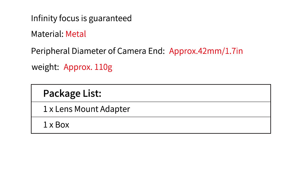 Laina Lens Adapter - Nikon S RF Mount to Leica LM M, M3/M8/M10-R