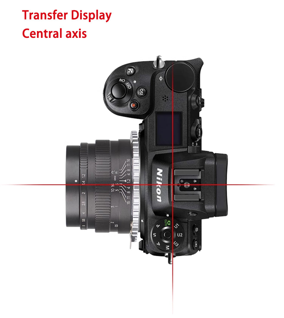 Laina Olympus M4/3 M43 manual lens to Nikon Z ZFC Z50 Z30 camera adapter ring