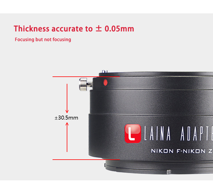 Laina Lens Adapter: Use Your Nikon AI AIS D F Lenses on Z50 Z7 ZF Z Mirrorless Cameras