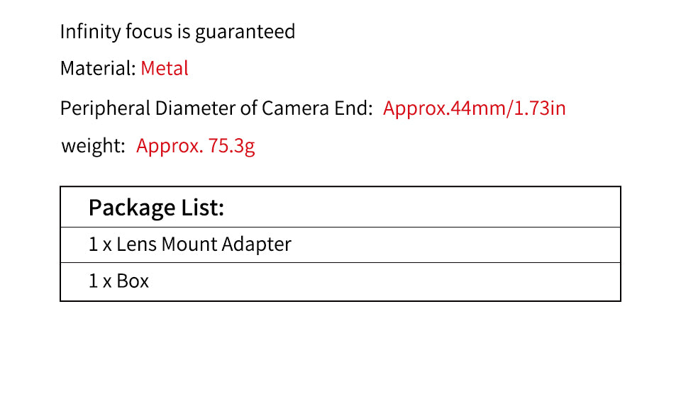 Nikon AI NF to Olympus M43 M4/3 adapter ring