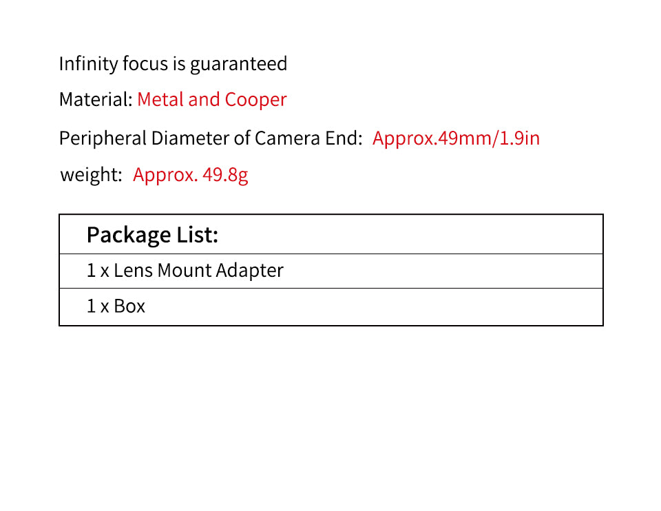 Nikon AIS D Ai G to NEX to Sony A7 E A9 FE NEX7