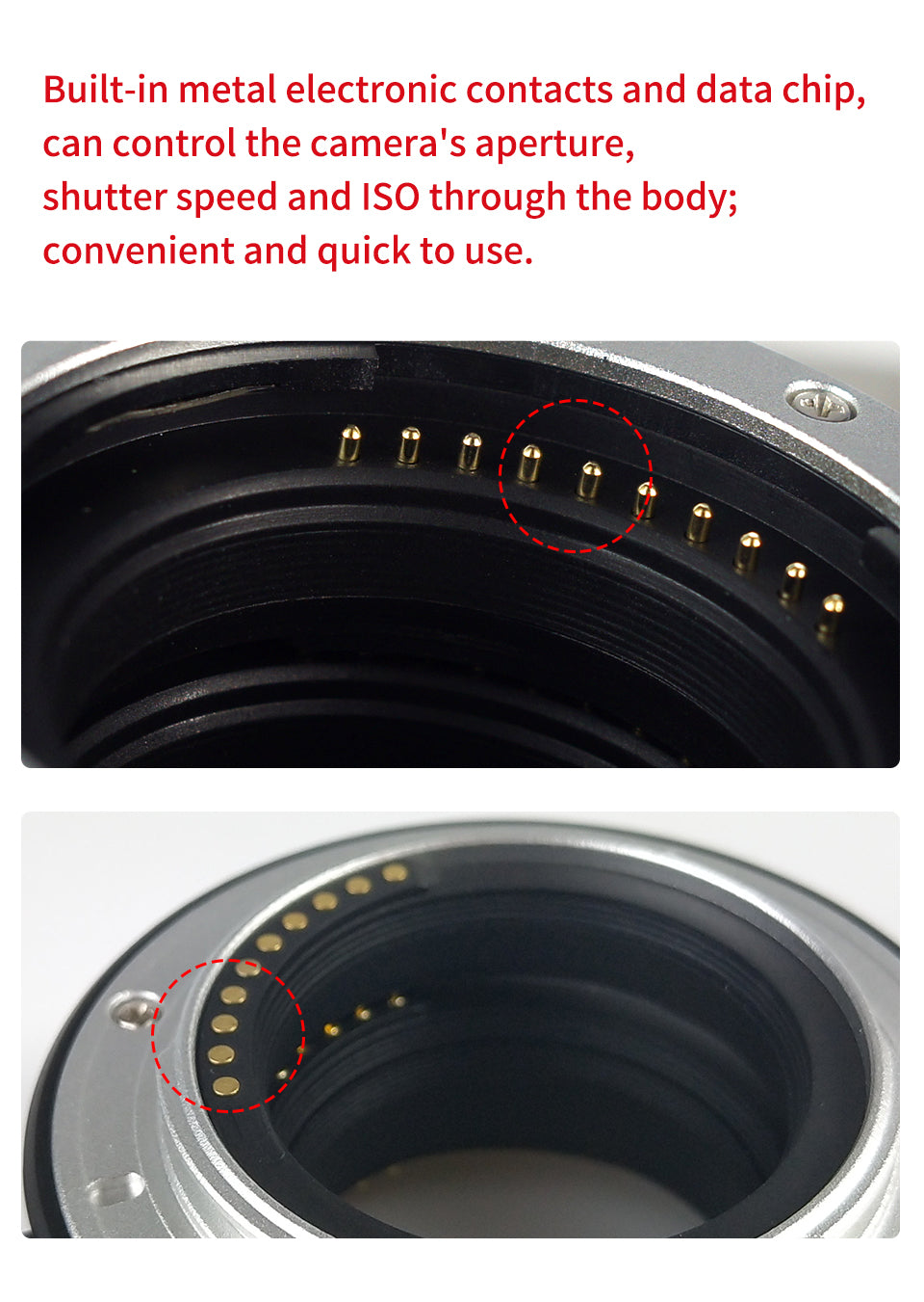 Canon EOSM lens efm close up contact ring