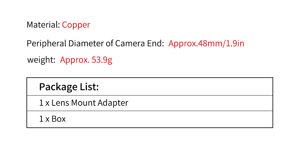 FD to EOS adapter ring FL NFD