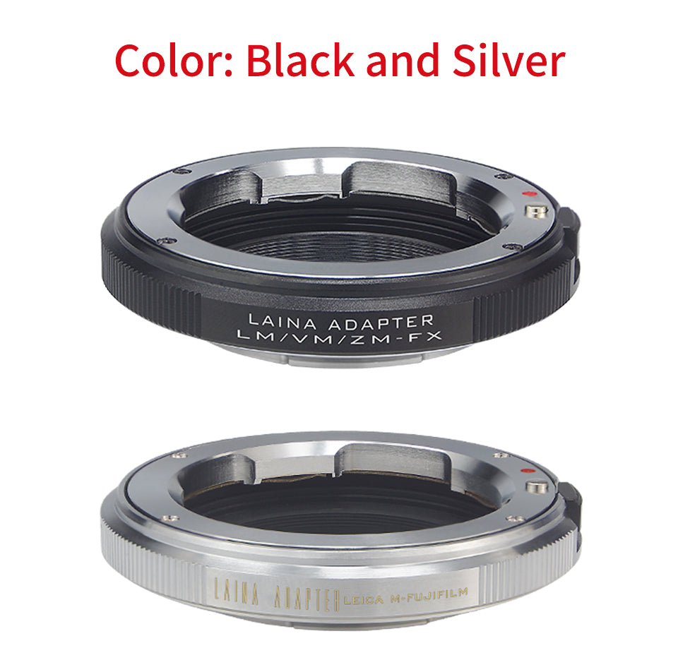 Laina is suitable for all copper Leica LEICA M-mount LM lens to Fuji XF FX mirrorless XT5 adapter ring