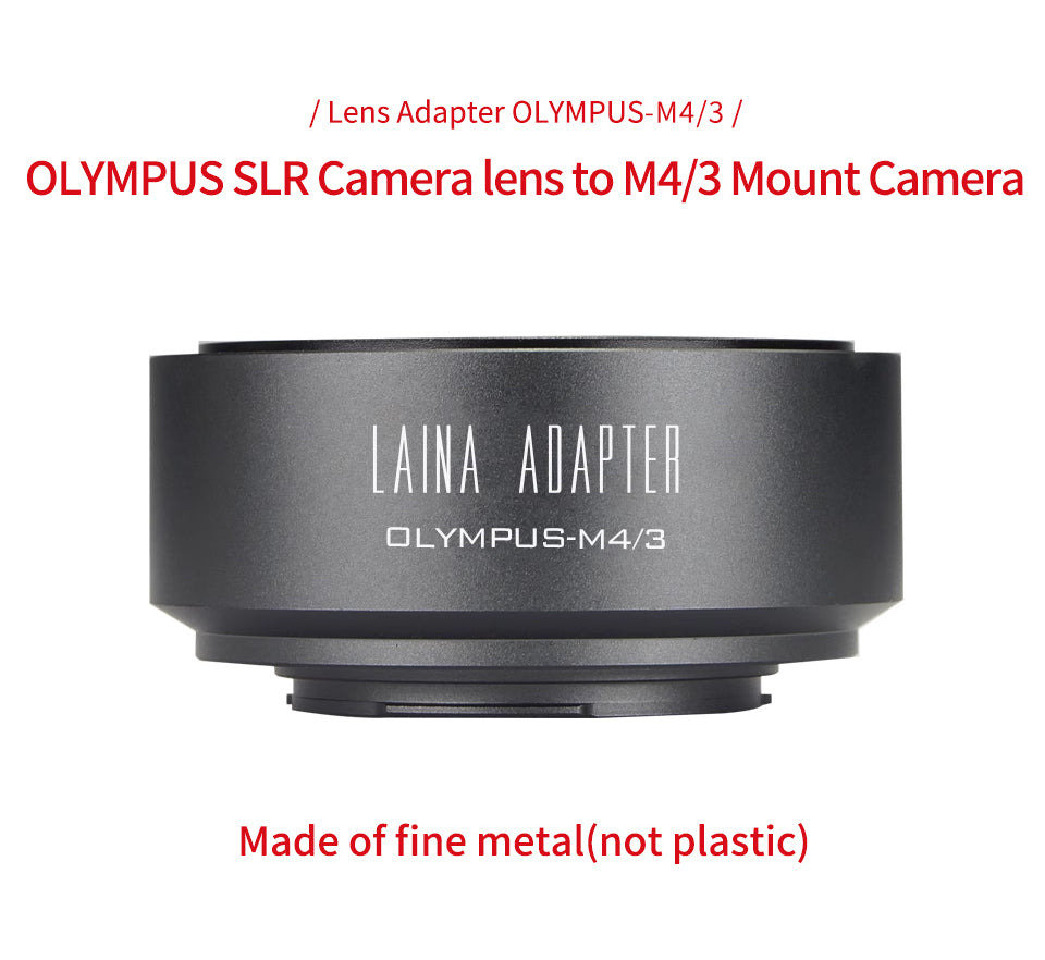 OM lens to M43 BMPCC M4/3