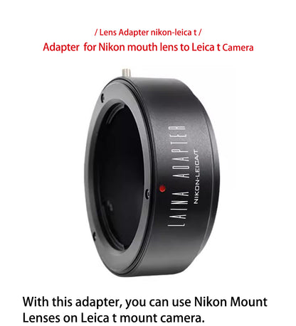 Leina is suitable forNIKON AIS F-port to Sigma Panasonic S1 SL FP Leica T adapter ring