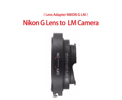 LAINA adapter Nikon AI G mount lens to Leica M camera