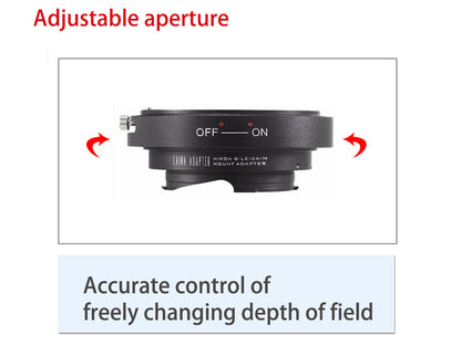 LAINA adapter Nikon AI G mount lens to Leica M camera