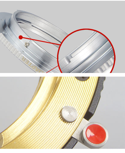 Laina adapteLEICA LR R to EF EOS Canon High Compatibility Adapter Ring BMCC