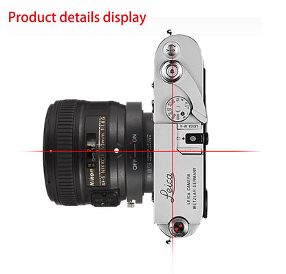 LAINA adapter Nikon AI G mount lens to Leica M camera