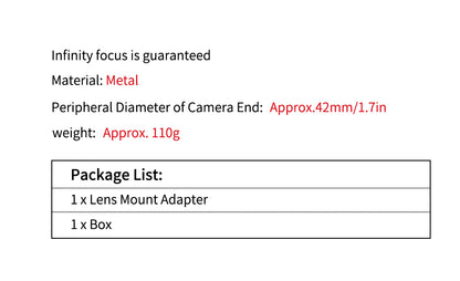 Laina is suitable for Zeiss ZEISS CY YC lens to Nikon camera adapter ring
