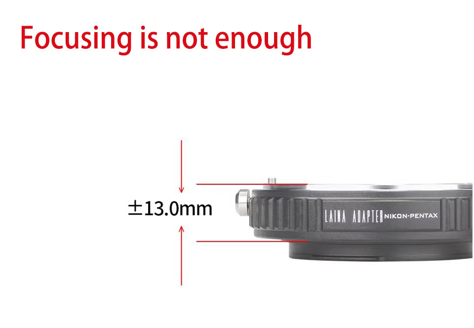 Laina adapter ring is suitable for Nikon NIKON AI F-mount lens to Pentax PK DSLR adapter