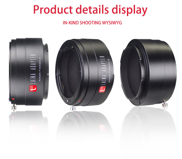 Laina Lens Adapter: Use Your Nikon AI AIS D F Lenses on Z50 Z7 ZF Z Mirrorless Cameras
