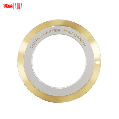 M42 lens to Canon EOS SLR adapter ring
