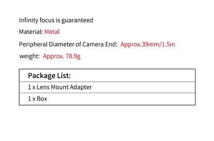 Laina is suitable for exporting Contax G35 G90 G45 G lens to Fuji FX XF camera