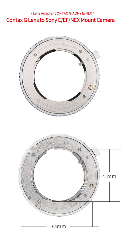 CONTAX G to NEX lens to Sony NEX