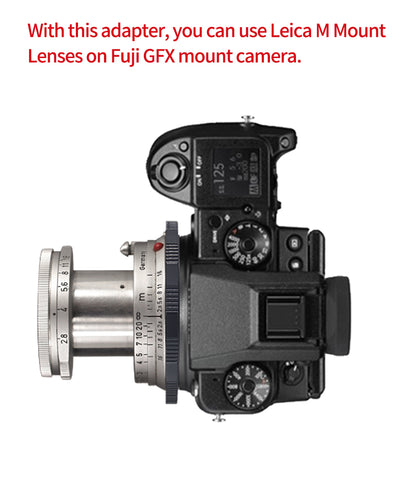 LM-GFX Leica VM M port to Fuji FUJIFILM 50S